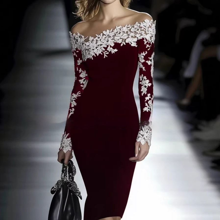 Stylish And Elegant Lace Bodycon Dress For Women