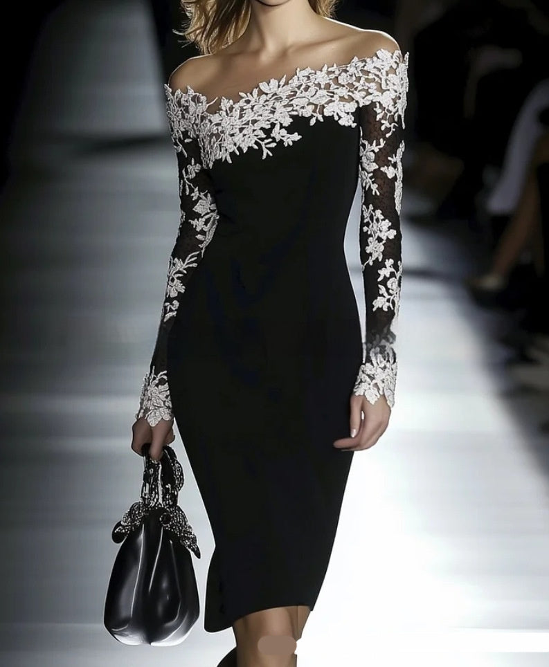 Stylish And Elegant Lace Bodycon Dress For Women