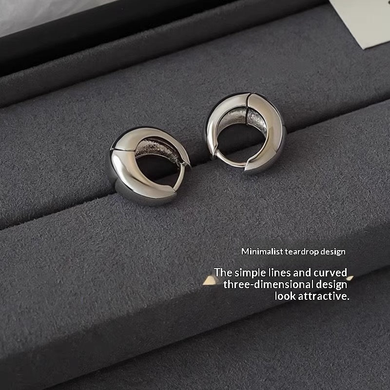 Wearsmartii Arc Shaped Ear Cuffs - Minimalist Geometric Non-Pierced Ear Wraps