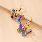 Fashion Simple Women Butterfly Studs