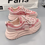 Spring New Breathable All-matching Platform Running Shoes Women