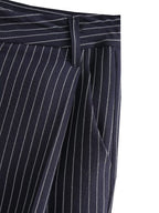 Striped Waist Slim Fit Casual Wide-leg Trousers