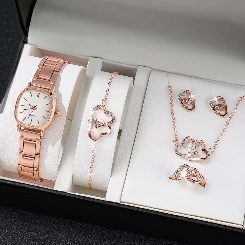 Women's Alloy Square Roman Quartz Watch