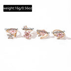 Wearsmartii Womens Fashion Flower Ring Set