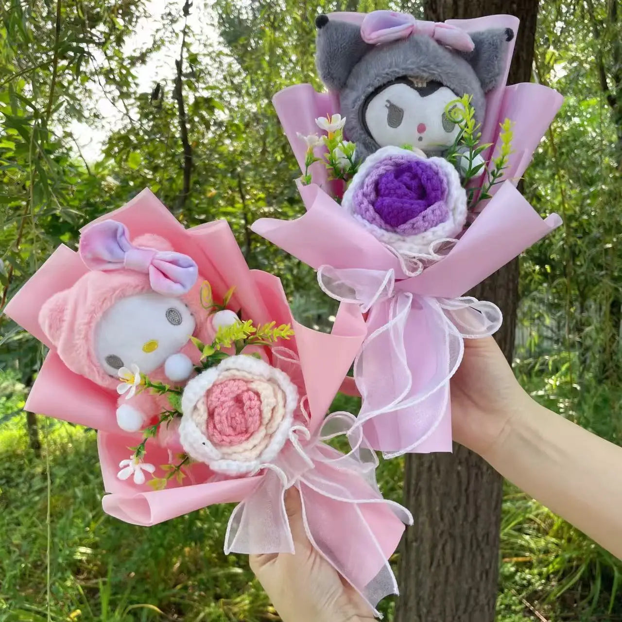 Cute Cartoon Plush Flower Bouquet
