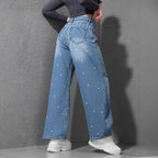 Women's High Waist Loose Jeans