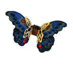 Wearsmartii Embroidered Butterfly Tassel Earrings