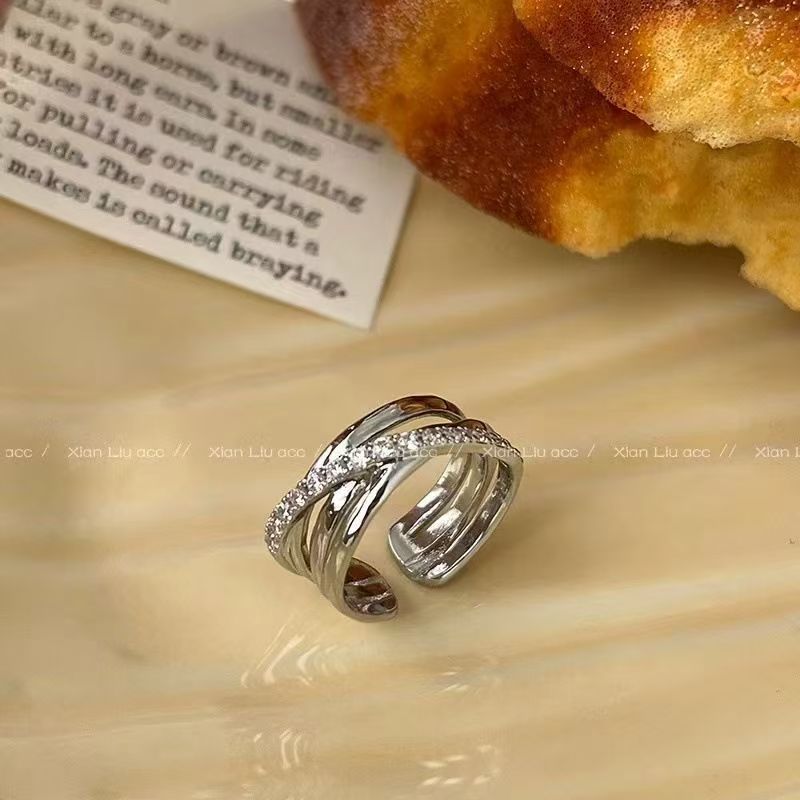 Wearsmartii Triple Ring Cross Open Ring