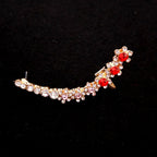 Wearsmartii Sweet Snowflake Ear Cuffs - Fashion Stud Earrings and Non-Pierced Cuffs