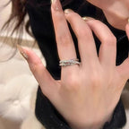 Wearsmartii Triple Ring Cross Open Ring