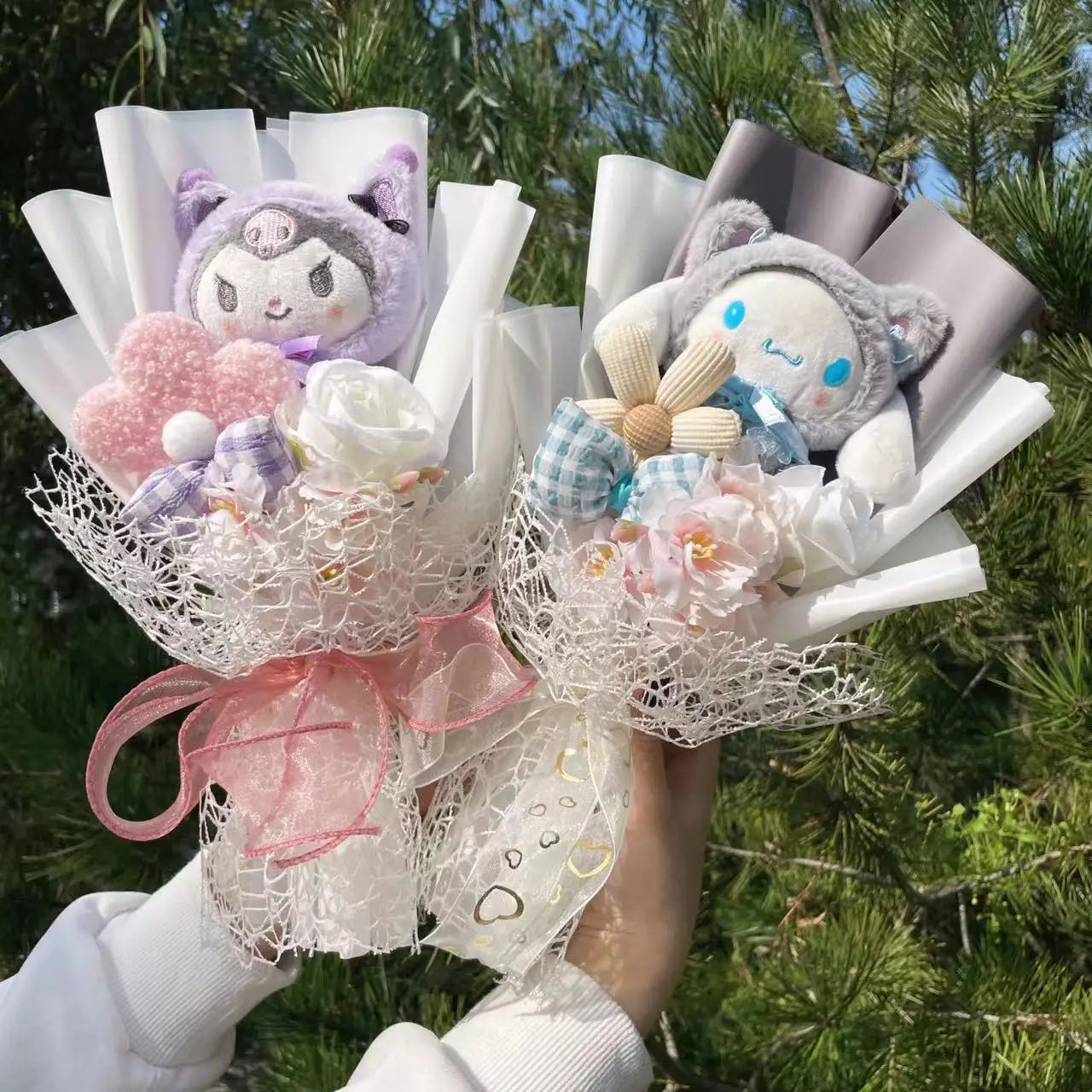 Cute Cartoon Plush Flower Bouquet