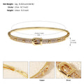 Diamond-encrusted Open Bangle Bracelet With A Luxe Niche Vibe