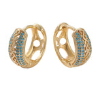 Wearsmartii Women's Unique Butterfly Sequin Earrings - Sparkling 3D Designer Jewellery