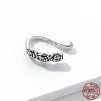 Vintage Rose Design / Floral Ear Cuffs / Non-Pierced Earring Alternative / Retro Style