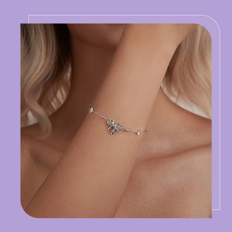 Original Entry Lux Elegant Shining Bow Bracelet