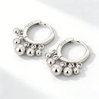 Wearsmartii S925 Sterling Silver Tassel Pendant Earrings - Elegant Linear Drop Jewellery