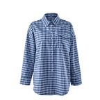 Pure Cotton Vintage Plaid Cardigan Top