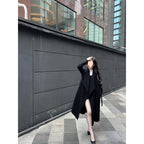 Petite  Hepburn-style Chic Thick Wool Coat