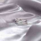 Wearsmartii Niche Opening Adjustable Non-Fading Cross Ring