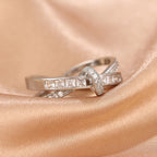 Wearsmartii Niche Opening Adjustable Non-Fading Cross Ring