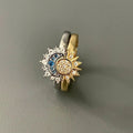 Sun & Moon Couple Ring