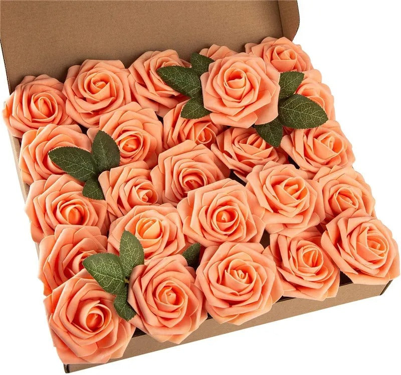 valentine Artificial Foam Rose Flowers