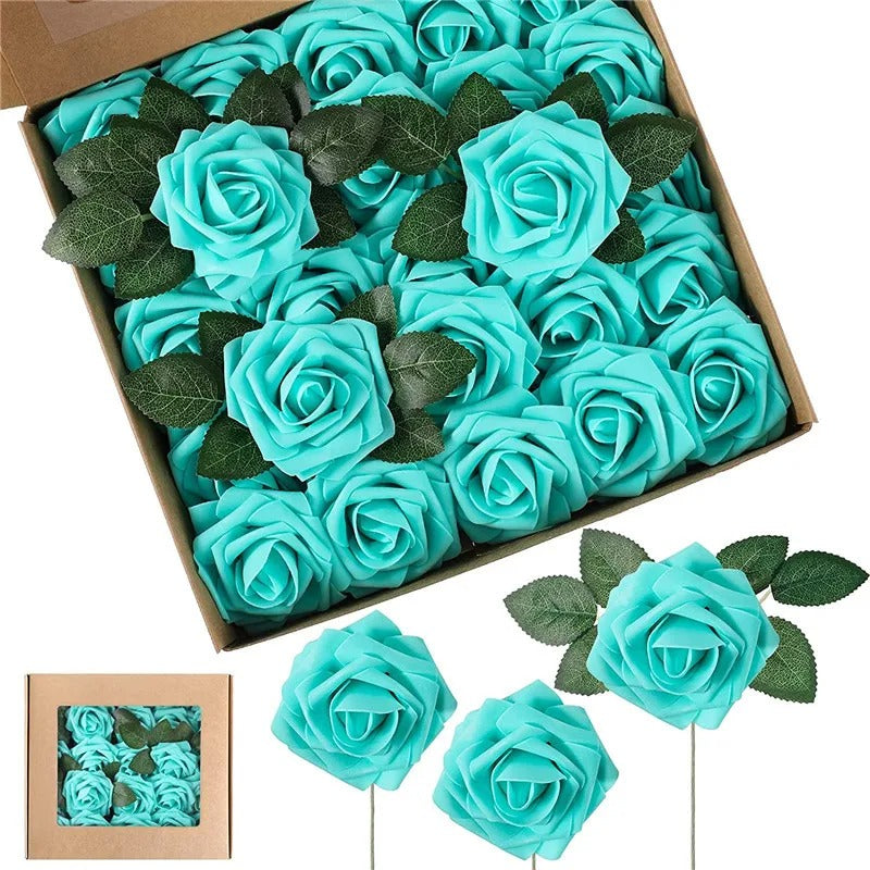 valentine Artificial Foam Rose Flowers