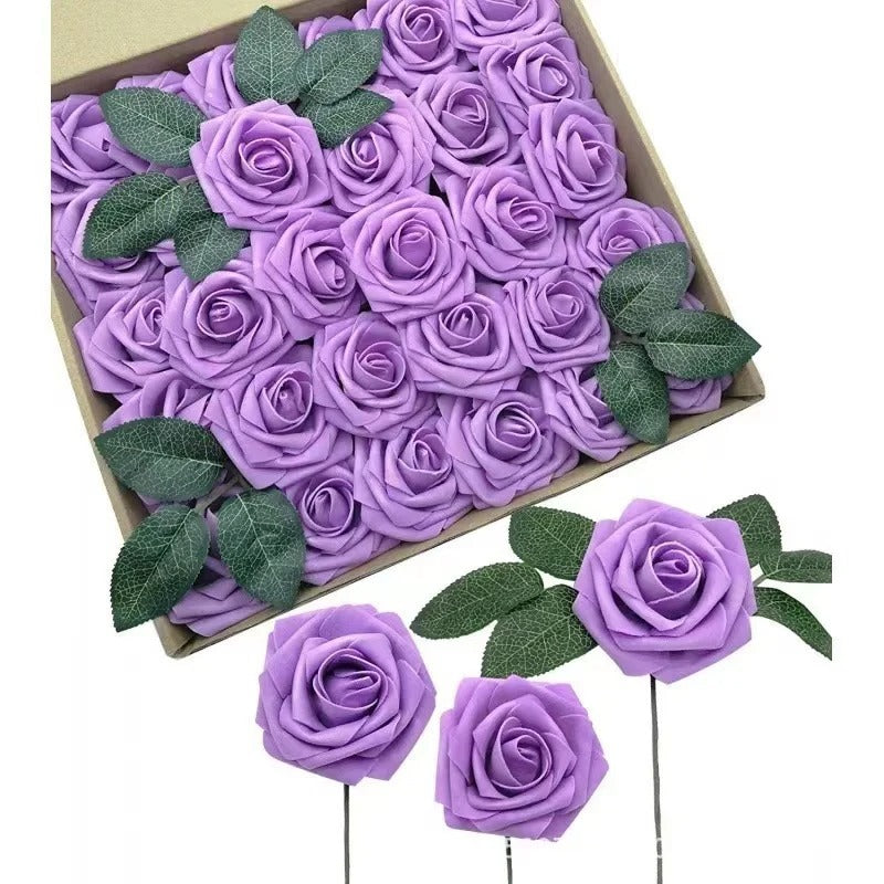 valentine Artificial Foam Rose Flowers