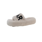 French Fairy-Style Plush Flat Cotton Slippers
