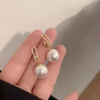 Multiple Ways To Wear Pearl Earrings Eardrops Women's Exquisite