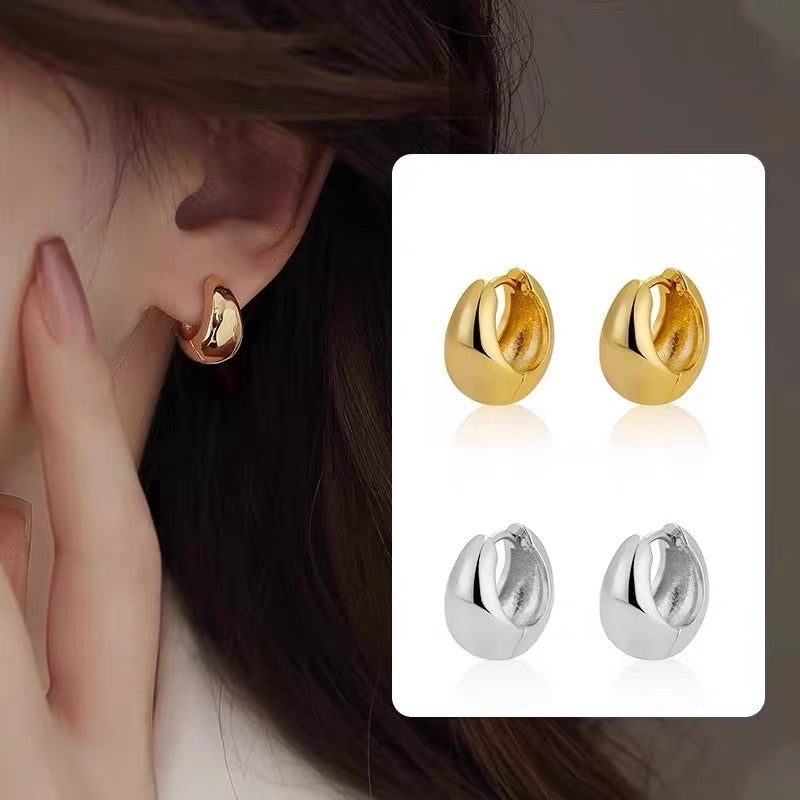 Wearsmartii Arc Shaped Ear Cuffs - Minimalist Geometric Non-Pierced Ear Wraps
