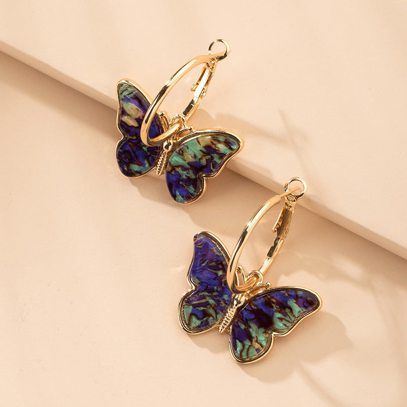Fashion Simple Women Butterfly Studs