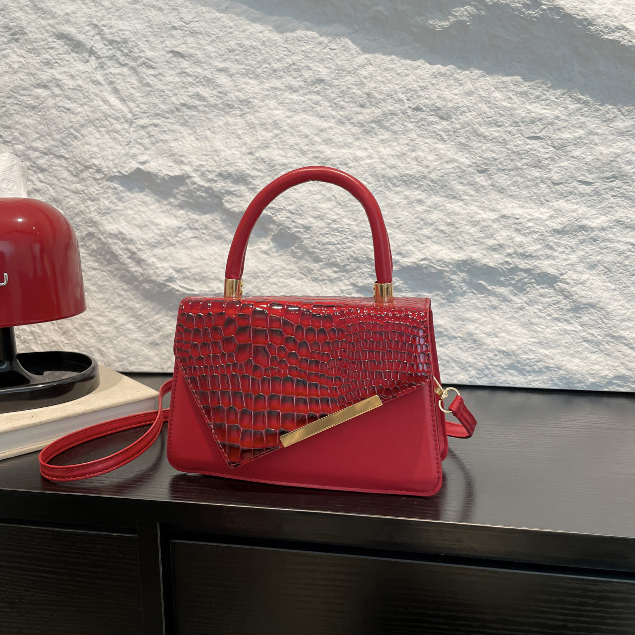 Retro Minimalist Large-capacity Casual Small Square Handbag