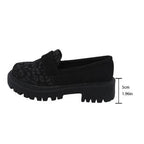 Platform Loafers Cozy Stylish And British-inspired Leather Shoes