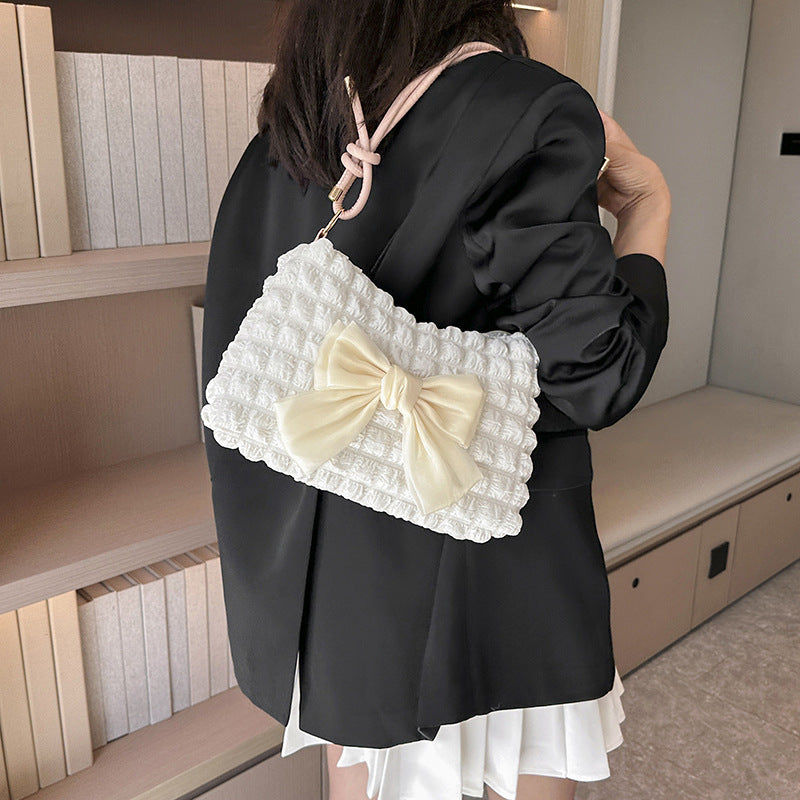 Niche Trendy One-shoulder Leisure Commute  Women's Fashion Simple Handbag