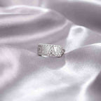 Wearsmartii Niche Opening Adjustable Non-Fading Cross Ring