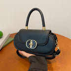 Premium Retro Matte Tote Bag Autumn Crossbody Mini Round Bag