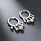 Wearsmartii S925 Sterling Silver Tassel Pendant Earrings - Elegant Linear Drop Jewellery