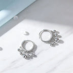 Wearsmartii S925 Sterling Silver Tassel Pendant Earrings - Elegant Linear Drop Jewellery